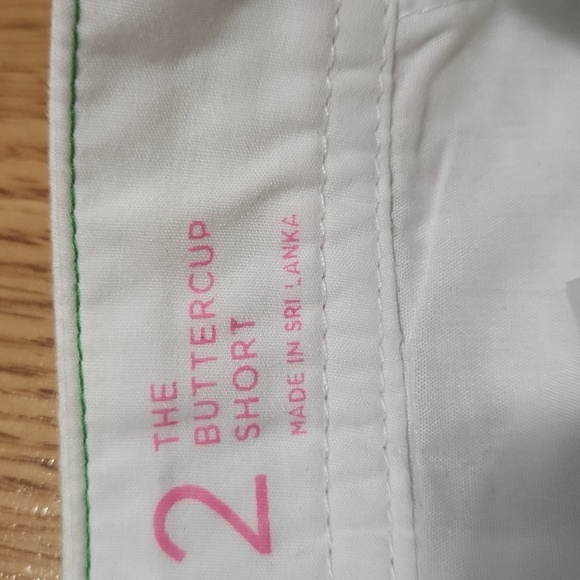 Lilly Pulitzer White Scalloped Hem The Buttercup Shorts Size 2 - Picture 6 of 10
